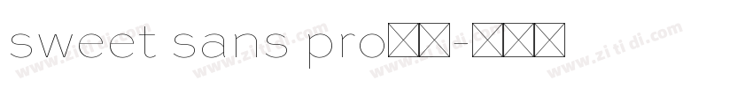 sweet sans pro字体字体转换